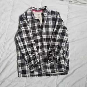 Fleece lined flannel